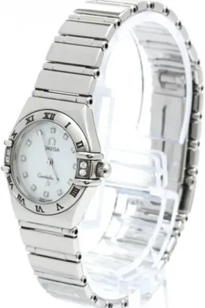 Omega Pre-owned Watches, female, , Size: ONE SIZE Pre-owned Stainless Steel watches
