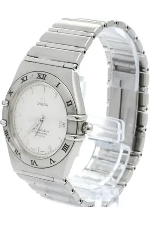 Omega Pre-owned Watches, male, , Size: ONE SIZE Pre-owned Stainless Steel watches