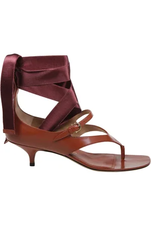 Salvatore Ferragamo High Heel Sandals, female, , Size: 9 US Brick Biscotto Brick Lolina Sandal