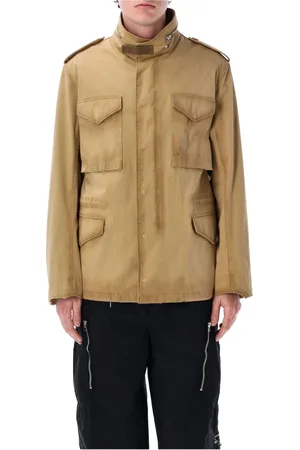 Ten Cate Light Jackets, male, , Size: M Beige Field Jacket with Packable Hood
