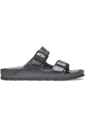 Birkenstock Sliders, male, , Size: 11 US Double Buckle Sandals