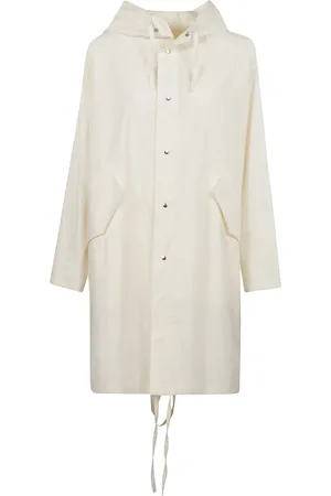 Jil Sander Parkas, female, , Size: XS White Waterproof Cotton Parka Coat