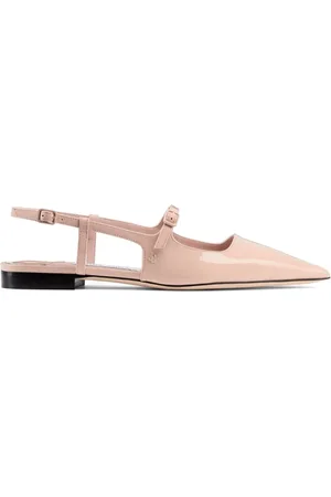 Jimmy Choo Ballerinas, female, , Size: 10 US Black Flat Shoes for Women