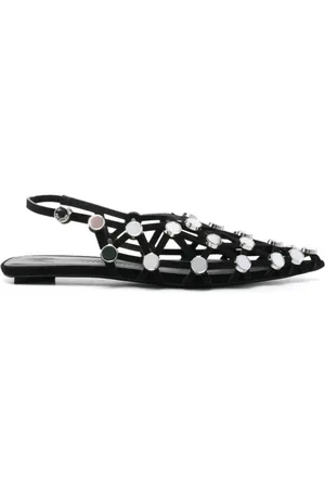 The Attico Ballerinas, female, , Size: 7 1/2 US Ballerinas with Stud Details