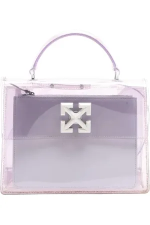 OFF-WHITE Handbags, female, , Size: ONE SIZE Transparent PVC Crossbody Bag with Iconic Logo
