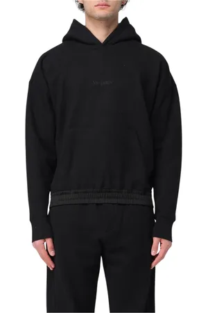Saint Laurent Hoodies, male, , Size: S Luxurious Blue Hoodie Sweater