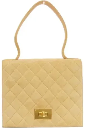 CHANEL Pre-owned Shoulder Bags, female, , Size: ONE SIZE Pre-owned Suede chanel-bags