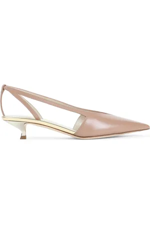 Giorgio Armani Pumps, female, , Size: 6 US & Purple Leather Pumps
