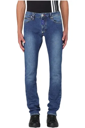 Philipp Plein Slim-fit Jeans, male, , Size: W36 Stylish Men