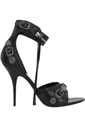 Balenciaga High Heel Sandals, female, , Size: 7 US Studded Leather Sandals