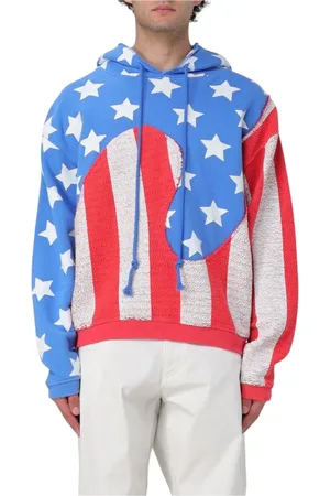 ERL Hoodies, male, , Size: M Flag Hoodie