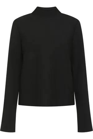Khaite Turtlenecks, female, , Size: S Mock Turtleneck Wool Sweater