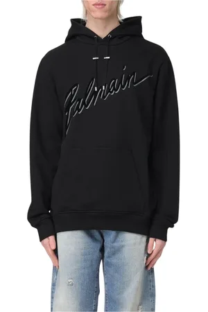 Balmain Hoodies, male, , Size: 2XL Signature Hoodie for Men