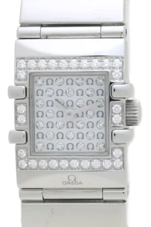 Omega Pre-owned Watches, female, , Size: ONE SIZE Pre-owned Stainless Steel watches
