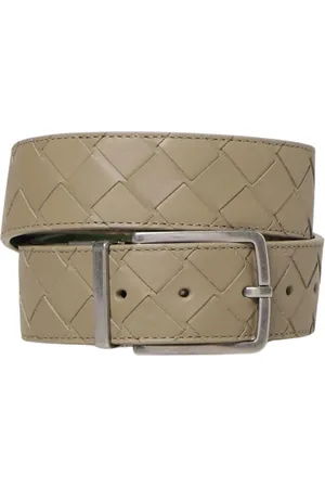 Bottega Veneta Belts, male, , Size: 95 CM Sophisticated Woven Leather Belt
