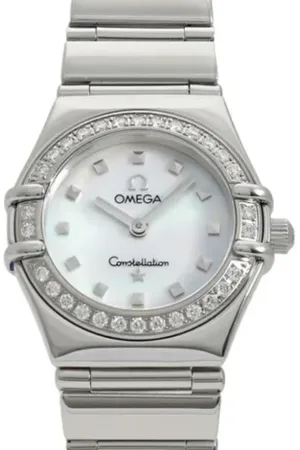 Omega Pre-owned Watches, female, , Size: ONE SIZE Pre-owned Stainless Steel watches