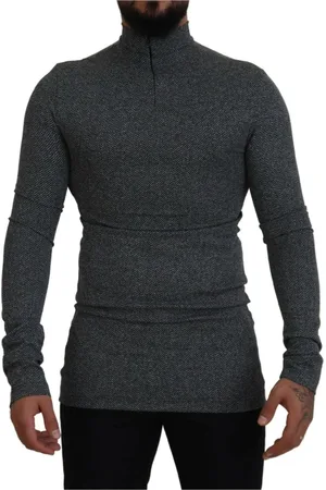 Dolce & Gabbana Turtlenecks, male, , Size: M Dark Logo Pullover Sweater