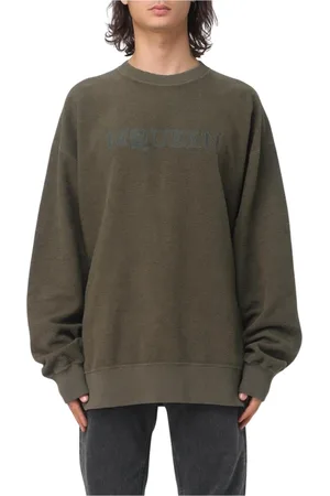 Alexander McQueen Sweatshirts, male, , Size: S Crewneck Sweatshirt