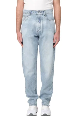 Brunello Cucinelli Slim-fit Jeans, male, , Size: L Elegant Straight Leg Jeans