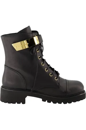 Giuseppe Zanotti Lace-up Boots, female, , Size: 7 US Lace-up ankle boots with round toe