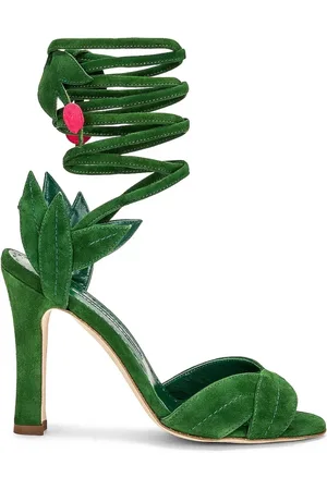 Manolo Blahnik High Heel Sandals, female, , Size: 6 US Wrap Sandals Elevate Style