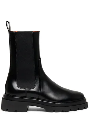 santoni Chelsea Boots, female, , Size: 8 US Stylish Leather Combat Boots