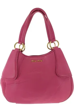 Miu Miu Pre-owned Handbags, female, , Size: ONE SIZE Pre-owned Leather handbags