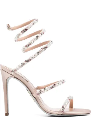 RENE CAOVILLA High Heel Sandals, female, , Size: 6 US Crystal Stiletto Heels