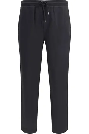 Brunello Cucinelli Sweatpants, male, , Size: 2XL Monochrome Elasticized Sweatpants