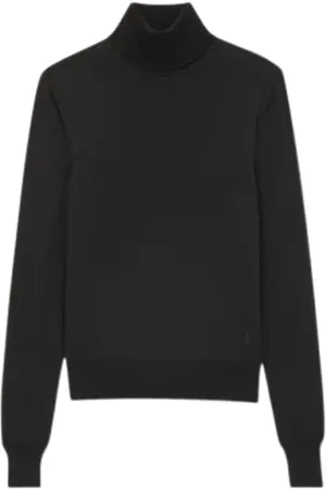 Saint Laurent Turtlenecks, female, , Size: M Stylish Pull Sweater