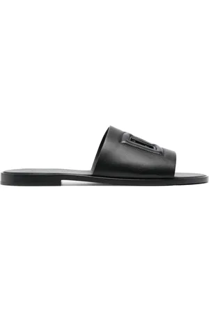 Dolce & Gabbana Sliders, male, , Size: 11 US Logo Sandals