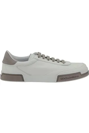 Dolce & Gabbana Sneakers, male, , Size: 8 US Leather Sneakers with Almond Toe
