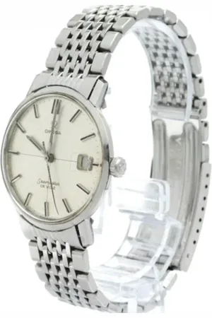 Omega Pre-owned Watches, male, , Size: ONE SIZE Pre-owned Stainless Steel watches