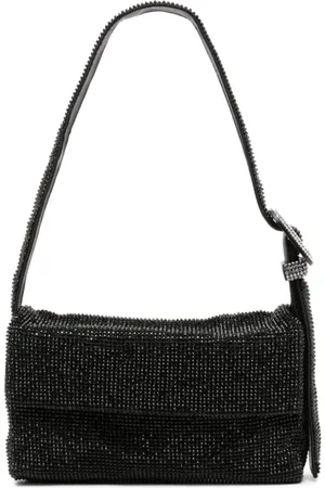 BENEDETTA BRUZZICHES Shoulder Bags, female, , Size: ONE SIZE Silk Rhinestone Shoulder Bag