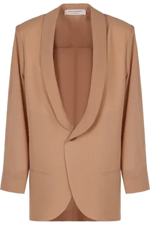 Serafini Blazers, female, , Size: XS Chic One Button Blazer Jacket