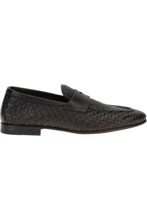 santoni Loafers, male, , Size: 8 US Gradient Penny Loafers