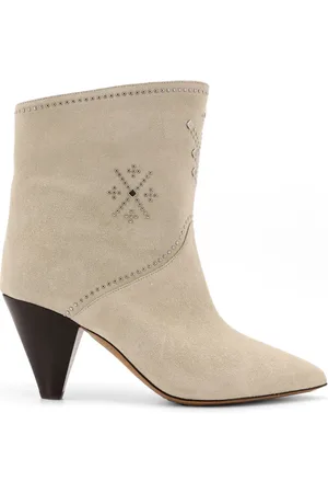 Isabel Marant Cowboy Boots, female, , Size: 7 US Studded Suede Ankle Boots