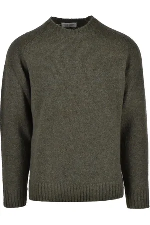 FILIPPO DE LAURENTIIS Round-neck Knitwear, male, , Size: 2XL Alpaca Wool Blend Knit Sweater