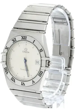 Omega Pre-owned Watches, male, , Size: ONE SIZE Pre-owned Stainless Steel watches