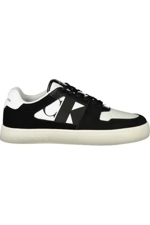 Calvin Klein Sneakers, male, , Size: 12 US White Polyester Sneaker
