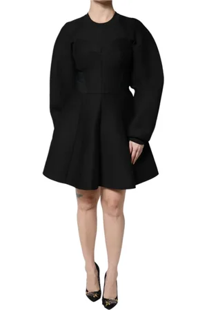 Dolce & Gabbana Short Dresses, female, , Size: 2XS Cotton A-line Mini Dress