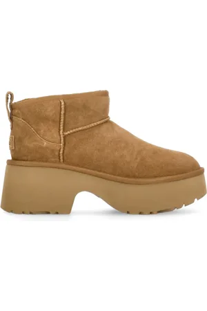 UGG Winter Boots, female, , Size: 7 US Suede Leather Ankle Boots