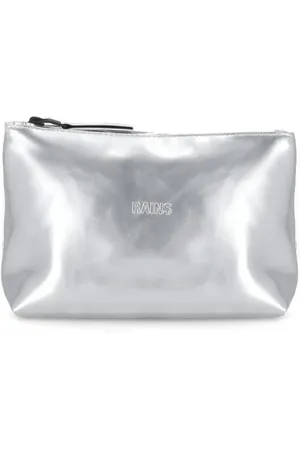 Rains Clutches, female, , Size: ONE SIZE Silver Pochette Bag with Zip Fastening