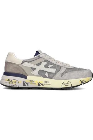 Premiata Sneakers, male, , Size: 11 US Grey Mick Low Top Sneakers