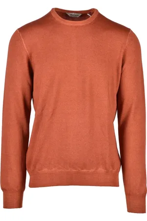 Gran Sasso Round-neck Knitwear, male, , Size: 4XL Wool Sweater