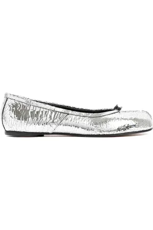 Maison Margiela Ballerinas, female, , Size: 6 US Metallic Ballerinas for Women