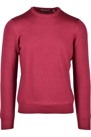 Gran Sasso Round-neck Knitwear, male, , Size: M Pure Wool Sweater