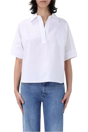 Dondup Blouses, female, , Size: M Elegant Cotton Collared Shirt