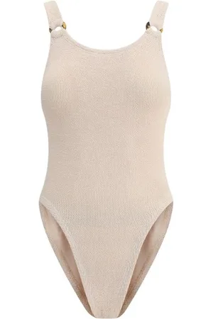 Hunza G One-piece, female, , Size: ONE SIZE Tortoiseshell Ring One-Piece Swimsuit