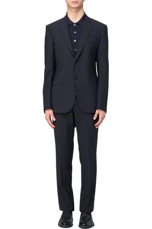 Emporio Armani Single Breasted Suits, male, , Size: XS Stylish Two-Piece Suit